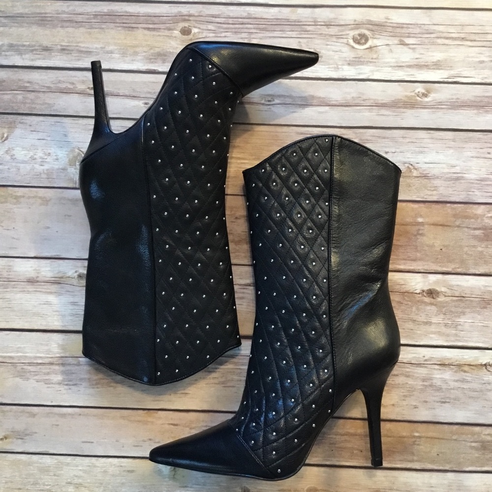 Nine West NEW Jolanda studded ankle boots size 9